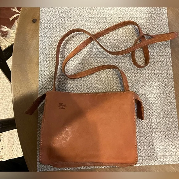 IL Bisonte Leather Bag in natural
